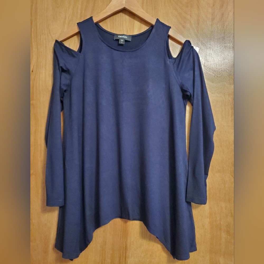 Karen Kane "cold shoulder" asymmetrical top